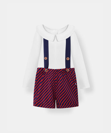 Bermuda + Shortie - Betta Stripes