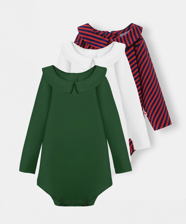Bermuda Bodysuit Bundle - Charming Trio - Atlas & Maya  Bermuda Bodysuit Bundle - Charming Trio Bamboo Bodysuit