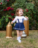 Berta Bodysuit + Ocean Skirt - Navy Blue