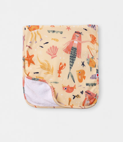 Burp Cloth - Mermaid Love - Atlas & Maya