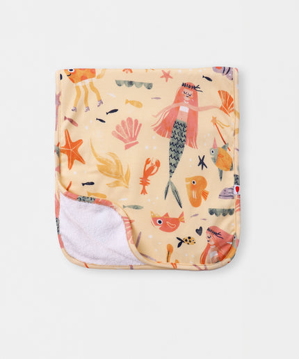 Burp Cloth - Mermaid Love - Atlas & Maya