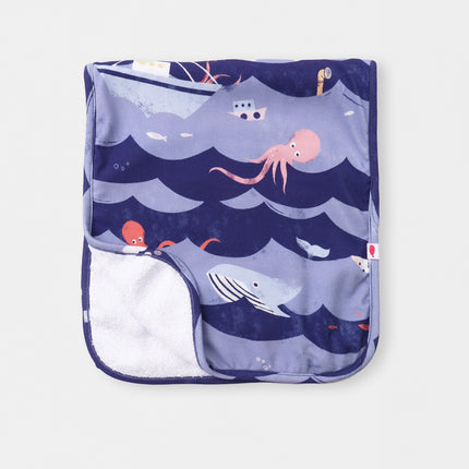 Burp Cloth - Ocean Snuggles - Atlas & Maya