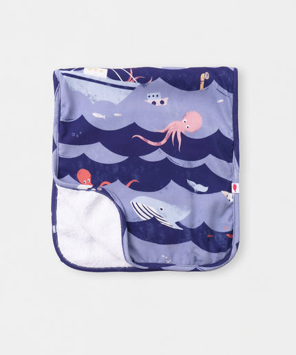 Burp Cloth - Ocean Snuggles - Atlas & Maya
