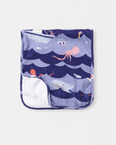 Burp Cloth - Ocean Snuggles - Atlas & Maya