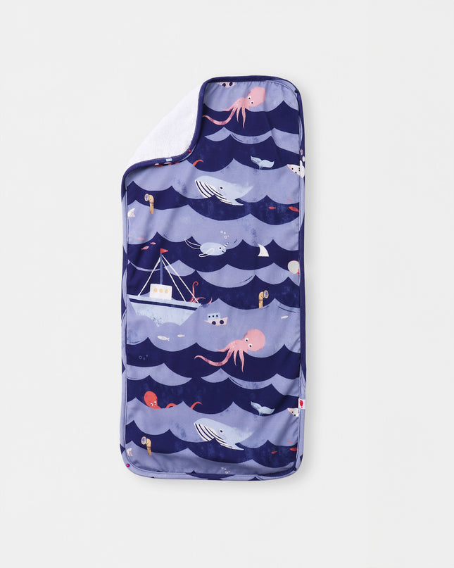 Burp Cloth - Ocean Snuggles - Atlas & Maya