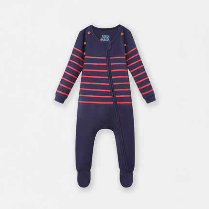 Captain Cuddle Playsuit - Navy Blue