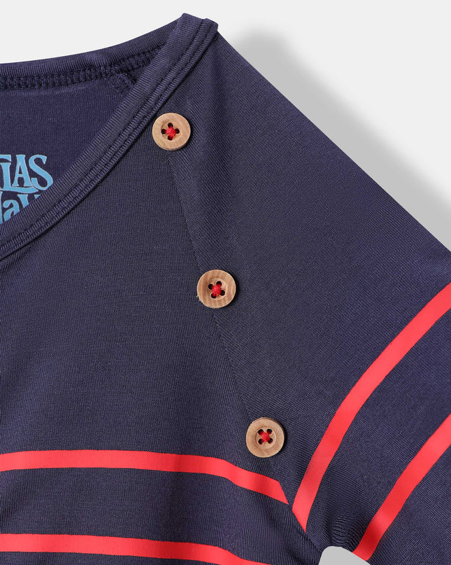 Captain Cuddle Playsuit - Navy Blue