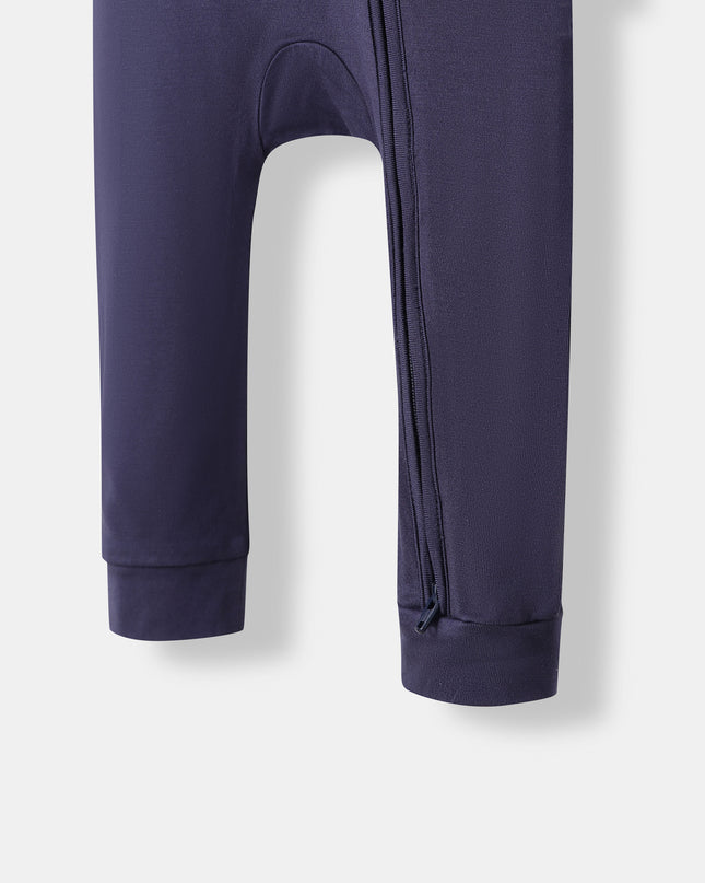 Captain Cuddle Playsuit - Navy Blue (Footless)