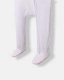 Captain Cuddle Playsuit - White & Pink