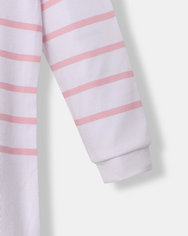 Captain Cuddle Playsuit - White & Pink