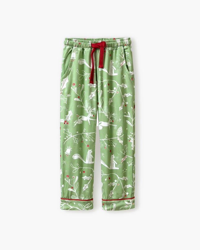 Bamboo Kids Christmas Pajamas in Evergreen Tales | Dream Big