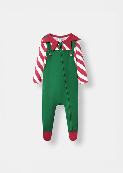 Elf-tastic Playsuit (0-24m) - Atlas & Maya