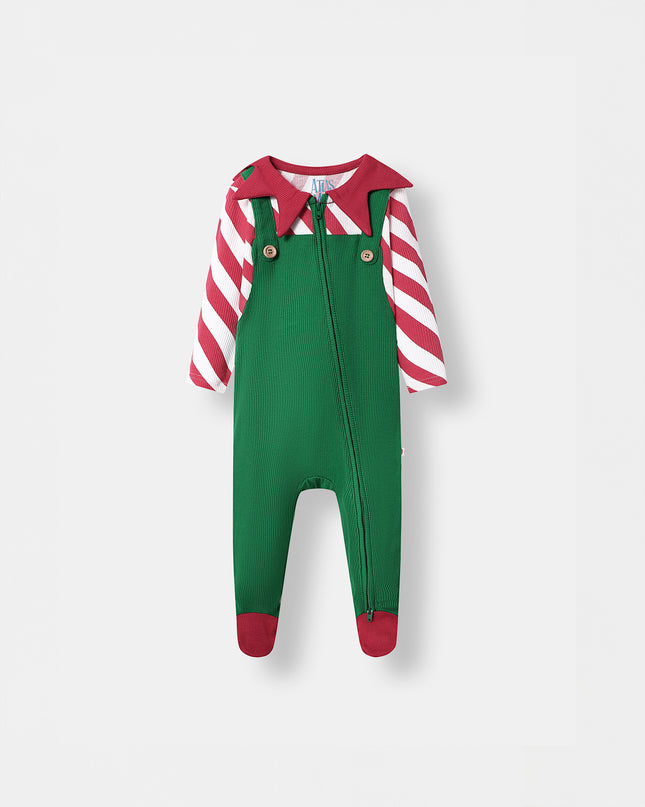 Elf-tastic Playsuit (0-24m) - Atlas & Maya