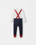 Fancy Pantsy Overall Playsuit - Navy Blue - Atlas & Maya