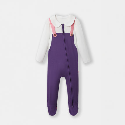 Fancy Pantsy Overall Playsuit - Purple - Atlas & Maya