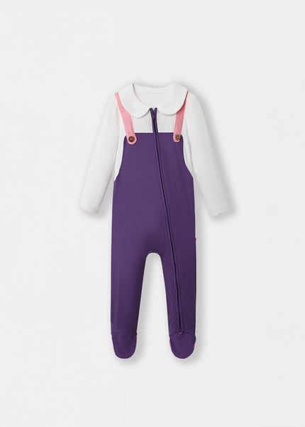 Fancy Pantsy Overall Playsuit - Purple - Atlas & Maya