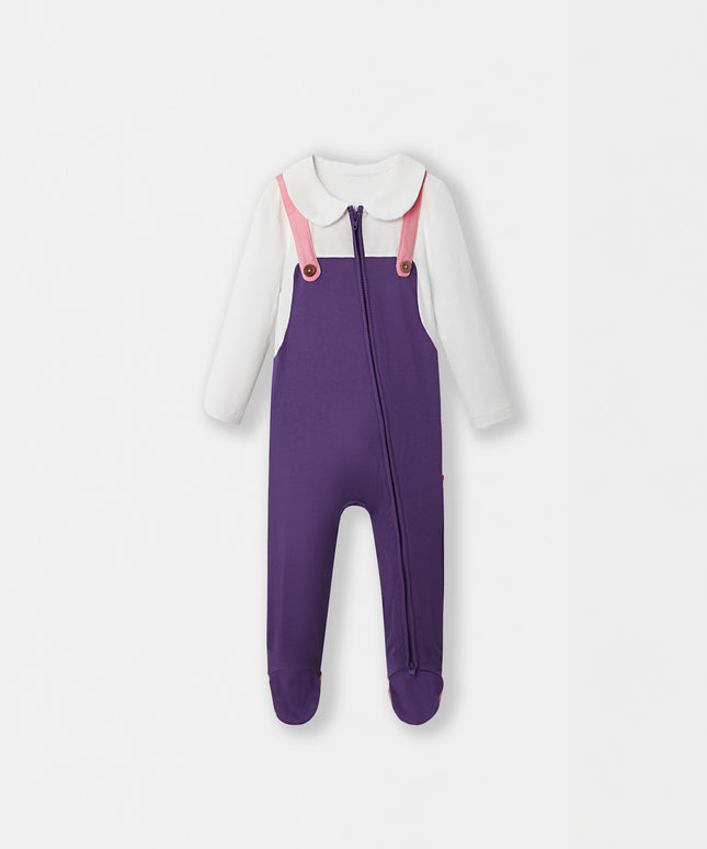 Fancy Pantsy Overall Playsuit - Purple - Atlas & Maya