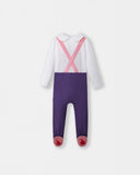 Fancy Pantsy Overall Playsuit - Purple - Atlas & Maya