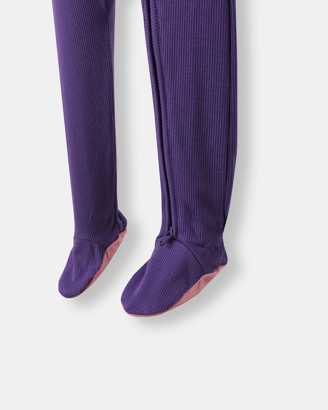 Fancy Pantsy Overall Playsuit - Purple - Atlas & Maya