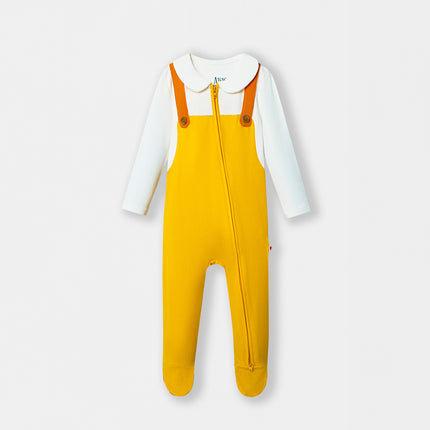 Fancy Pantsy Overall Playsuit - Yellow - Atlas & Maya