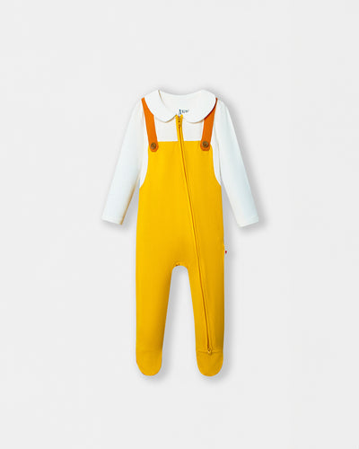 Fancy Pantsy Overall Playsuit - Yellow - Atlas & Maya