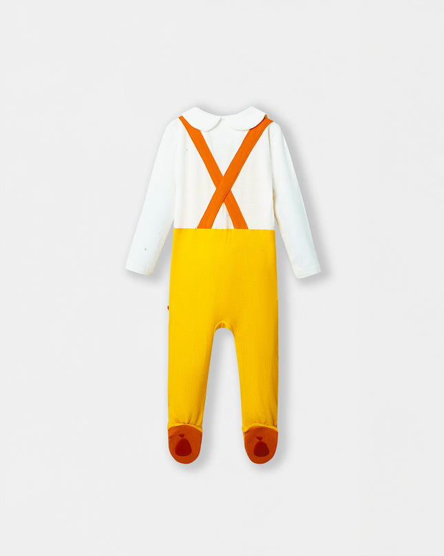 Fancy Pantsy Overall Playsuit - Yellow - Atlas & Maya