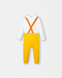 Fancy Pantsy Overall Playsuit - Yellow (Footless) - Atlas & Maya