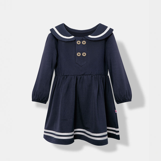 First Mate Dress - Navy Blue