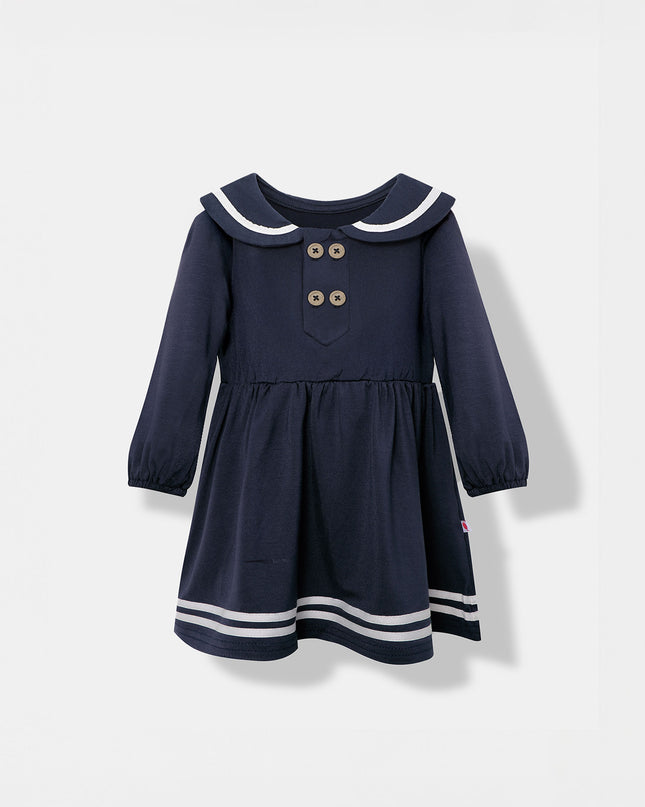 First Mate Dress - Navy Blue
