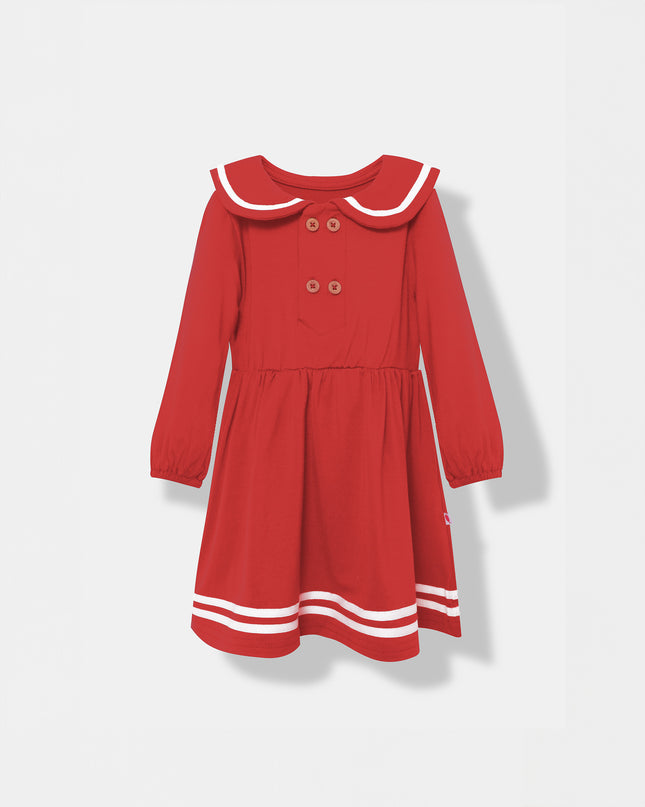 First Mate Dress - Red - Atlas & Maya