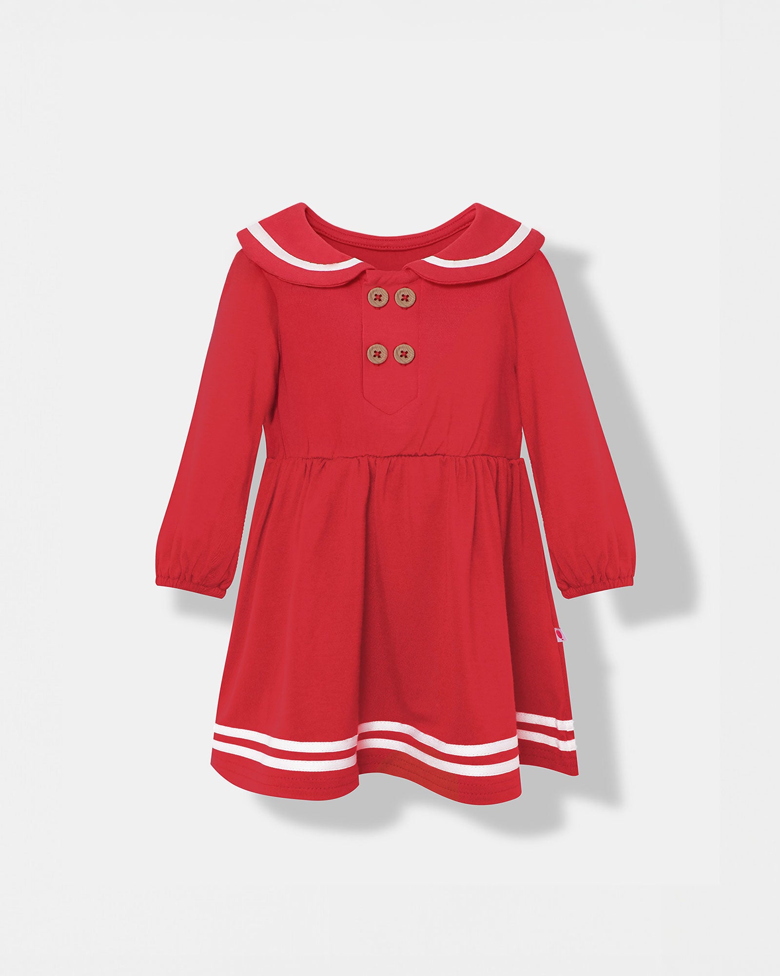 red sailor dress Vintage Red Sailor Dress Girls Handmade Preppy Nautical Fourth of July Patriotic
