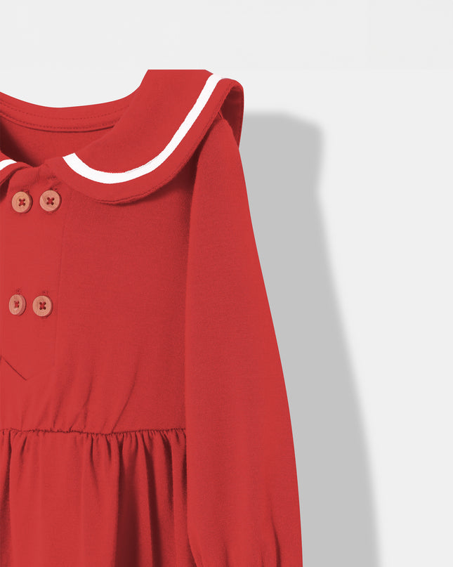 First Mate Dress - Red - Atlas & Maya