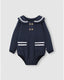 First Mate Romper - Navy Blue