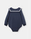 First Mate Romper - Navy Blue