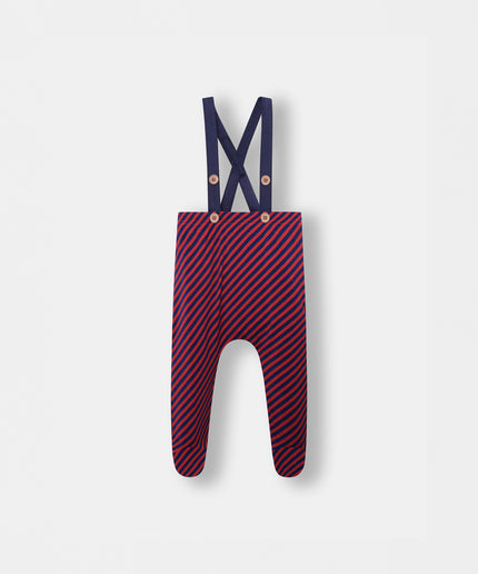 Footie Pant - Betta Stripes - Atlas & Maya