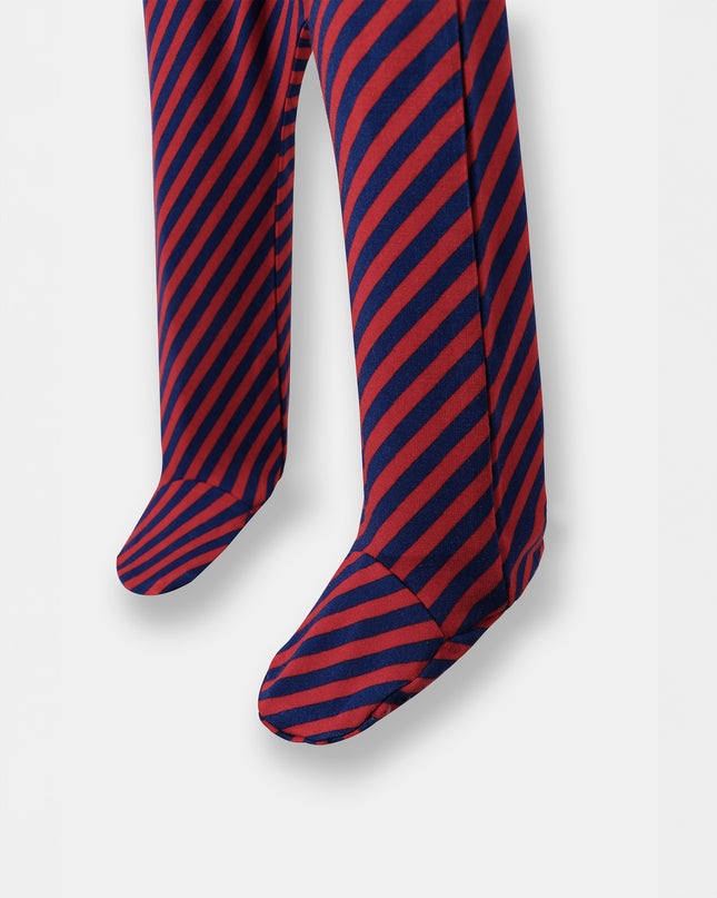 Footie Pant - Betta Stripes - Atlas & Maya