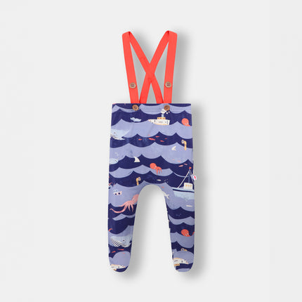 Footie Pant - Ocean Snuggles - Atlas & Maya