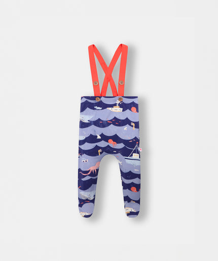 Footie Pant - Ocean Snuggles - Atlas & Maya