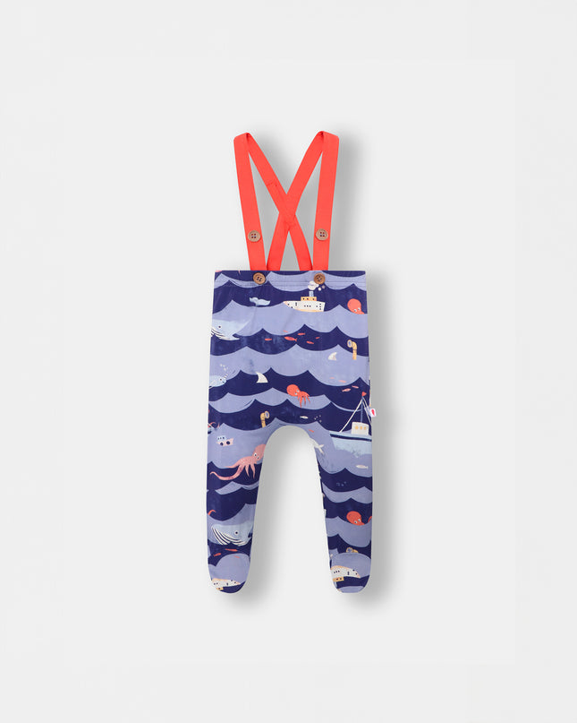 Footie Pant - Ocean Snuggles - Atlas & Maya