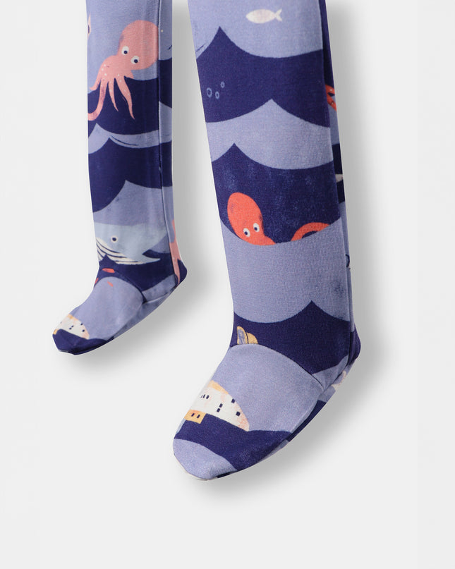 Footie Pant - Ocean Snuggles - Atlas & Maya