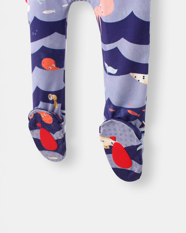 Footie Pant - Ocean Snuggles - Atlas & Maya
