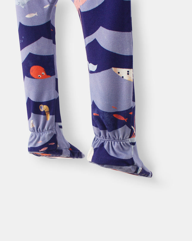 Footie Pant - Ocean Snuggles - Atlas & Maya