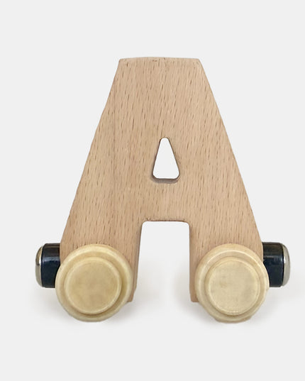 The Keepsake Wooden Name Train - Personalised - Atlas & Maya  The Keepsake Wooden Name Train - Personalised Bamboo 