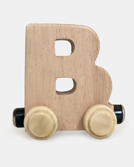 The Keepsake Wooden Name Train - Personalised - Atlas & Maya  The Keepsake Wooden Name Train - Personalised Bamboo 