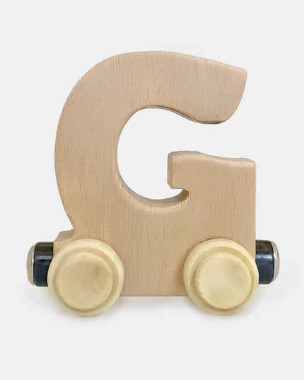 The Keepsake Wooden Name Train - Personalised - Atlas & Maya  The Keepsake Wooden Name Train - Personalised Bamboo 