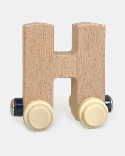 The Keepsake Wooden Name Train - Personalised - Atlas & Maya  The Keepsake Wooden Name Train - Personalised Bamboo 
