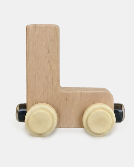 The Keepsake Wooden Name Train - Personalised - Atlas & Maya  The Keepsake Wooden Name Train - Personalised Bamboo 