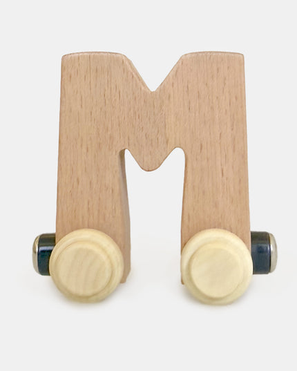 The Keepsake Wooden Name Train - Personalised - Atlas & Maya  The Keepsake Wooden Name Train - Personalised Bamboo 