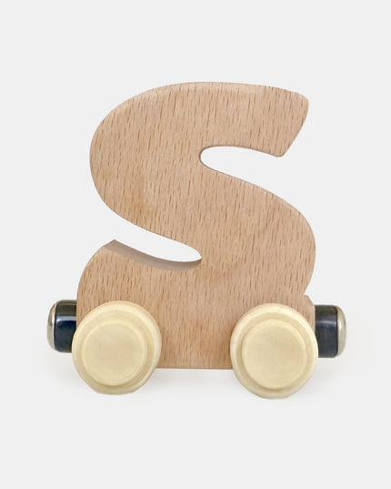 The Keepsake Wooden Name Train - Personalised - Atlas & Maya  The Keepsake Wooden Name Train - Personalised Bamboo 