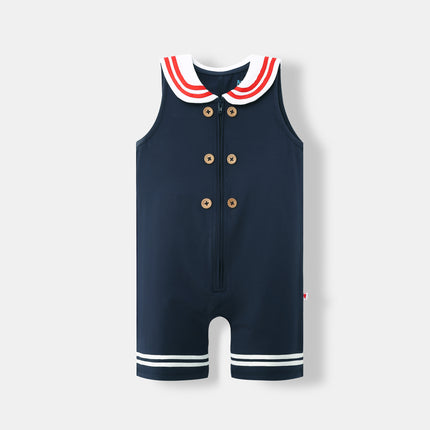 Little Skipper Jumpsuit - Navy Blue